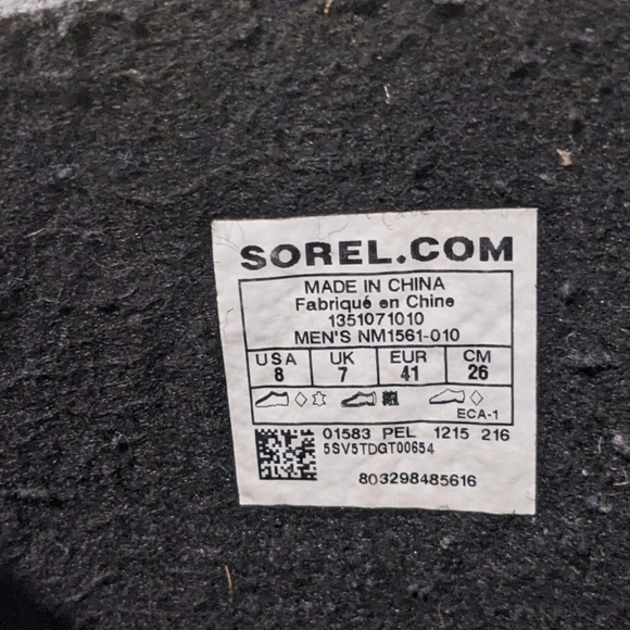 Sorel Premium Black Leather Boots - Picture 3 of 5